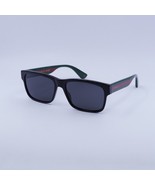 GUCCI GG0340S 006 Shiny Black With Dark Green/Grey 58-17-150 Sunglasses ... - €242,34 EUR