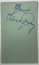 An item in the Entertainment Memorabilia category: Larry Casey Signed Autographed Vintage 3x5 Index Card