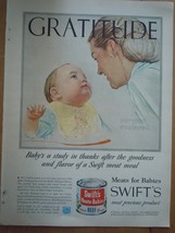 Swift’s Meats for Babies  Print Magazine Advertisement 1955 - $7.99