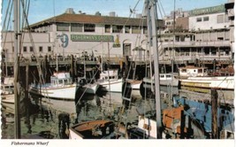 California Postcard San Francisco Fishermans Wharf Tourist Terminal - £2.32 GBP