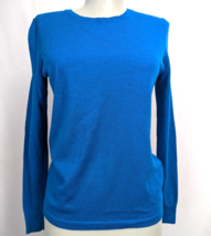 Charter Club Luxury  Blue Merino Wool Sweater Long-Sleeve Womens size S - £15.66 GBP