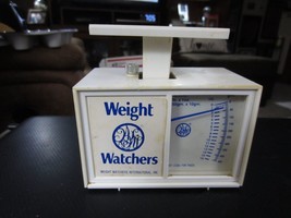 Vintage 1987 Weight Watchers White Plastic Food Scale - £11.82 GBP