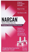 NARCAN Nasal Spray, Emergency Treatment of Opioid Overdose 3 boxes = 6 d... - $30.00