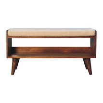 Artisan Furniture Boucle Nordic Storage Bench - $423.30