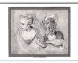 Studi Di Little Girl Da Antoine Watteau Pierpont Morgan Biblioteca Carto... - $5.08