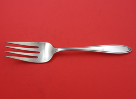 Fiesta by Hallmark Sterling Silver Cold Meat Fork 9 1/4&quot; Serving Silverware - £100.43 GBP