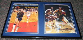 Rick Barry Signed Framed 12x18 Photo Set Warriors - £55.65 GBP