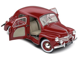 1956 Renault 4CV Red 1/18 Diecast Model Car by Solido - £68.21 GBP