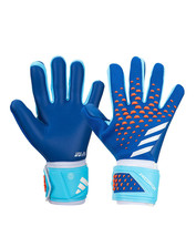 Adidas Predator GL LGE GK Gloves Men&#39;s Soccer Goalkeeper Gloves Blue NWT... - £61.65 GBP