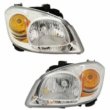 LEFT &amp; RIGHT Headlight Headlamp Set For 2007 2008 2009 Pontiac G5 - £115.59 GBP