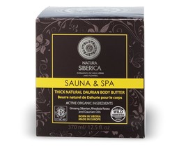 Natura Siberica Sauna &amp; SPA Natural Rich Daurian Body Butter Active Organics 370 - £40.75 GBP