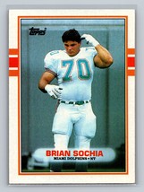 Brian Sochia #300a 1989 Topps Miami Dolphins RC - £1.56 GBP