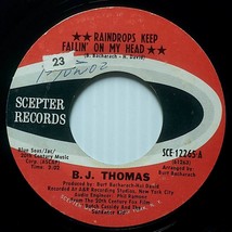 B. J. Thomas - Raindrops Keep Fallin&#39; On My Head / Never Had It So Good [7&quot; 45] - £4.53 GBP