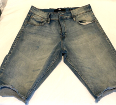 Men&#39;s Jordan Craig Light Blue Wash Cut Off Jean Shorts Size 36 - £7.40 GBP
