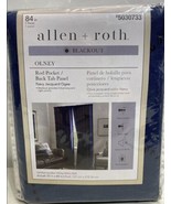 allen + roth 84-in Navy Blackout Thermal Lined Back Tab Single Panel 503... - $21.42 CAD