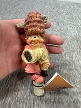 Vintage Spit N Whittle Bottle Beaufont Betty Wine Cork Southern Lady Car... - $29.69