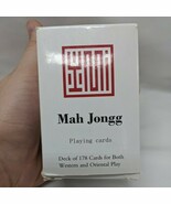 Mah Jong Playing Cards For Both Western And Oriental Play - $21.87 CAD