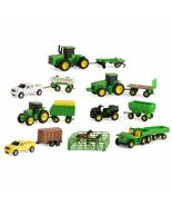 TOMY John Deere Toy Truck &amp; Toy Tractor With Trailers 26-Piece Farm Toy ... - $57.24 CAD