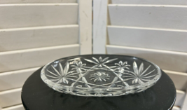 Early American Prescut SOAP DISH Oatmeal glass hard to find oval vintage EAPC - £21.79 GBP