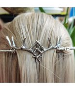  hairpin forest hair accessories original nature crystal metal hair stick 9 5 4cm hair thumbtall