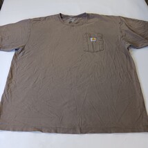 Carhartt K87 CHR Original Fit Men's Gray Cotton Short Sleeve T-Shirt Size 2XL  image 13
