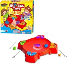 Battling Tops-Classic Spinning Tops Game for 2-4 Players-Insert, press, &amp; pull! - £19.62 GBP