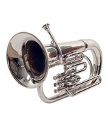 Euphonium, Silver, 3 volve with Bag and Mouthpiece Heavy Quality - $328.50