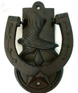 Cast Iron Horseshoe &amp; Boot Star Door Knocker NWT - €13,34 EUR