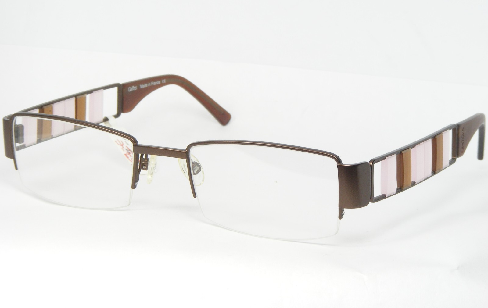 Oxibis Digital 01 DG04 Lunettes Marron / Lumière Mauve 48-19-134mm France - $81.15