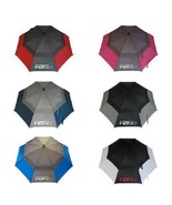 Sun Mountain H2NO Double Canopy 62&quot; Umbrella - Black, Grey, Red, Blue. B... - $44.24