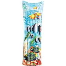 Intex - Inflatable Pool Mattress 72&quot; x 27&quot; Fish Pattern - $10.97