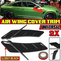 New 2x Car Side Fender Vent Cover Fender Decoration Side Wing Air Vent Intake Co - £15.06 GBP