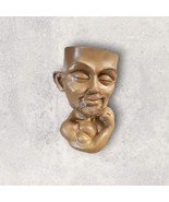 Funny Gifts Face Flower Pot Planter Indoor/Outdoor Plant Resin Head Musc... - $319.86 MXN
