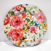 x4 Easter Spring Pastel Watercolor Floral Melamine Chargers Plates 13&quot; - $39.99