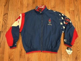 New Vintage 90s STARTER OLYMPICS 1996 ATLANTA Jacket Coat USA Men’s XL Hood - $296.99