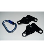 Lot two Climbing Ascender Black with a Diamond Locking Carabiner 24 1a - $605.55 MXN
