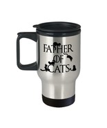 Cat Dad Travel Mug Father of Cats Game of Thrones Fan Stainless Steel Cu... - £18.92 GBP