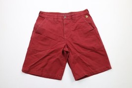Vintage The North Face Mens 34 Faded Spell Out Double Knee Canvas Shorts... - $44.50