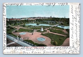 Public Garden Boston Massachusetts MA 1905 UDB Postcard P15 - £2.30 GBP