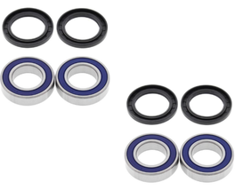 All Balls Rear Wheel Bearings &amp; Seals For 02-07 Suzuki LT-F400F Eiger 40... - $45.98