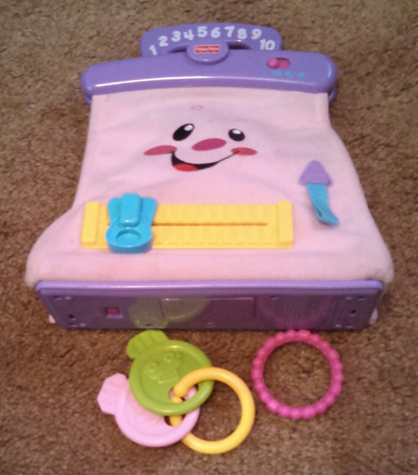 Fisher-Price Laugh n Learn My Pretty Learning Pink Talking Purse w/ Acce... - $2.50