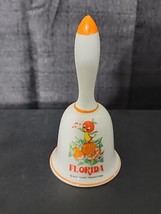 Vtg Florida Orange Bird Vintage Walt Disney Productions Ceramic Decorative Bell - £31.89 GBP