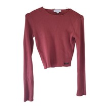 Calvin Klein Jeans Knit Long Sleeve Crop Top - £7.70 GBP