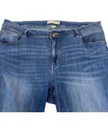 Womens Denim Jeans 18W EST. 1946 Classic Blue Straight Leg Cotton Blend ... - $25.11