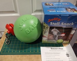 Horse Stall Snack Combo - Jolly Ball &amp; Treat Holder Alleviates Boredom! New - £30.24 GBP