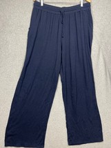 Sunday Gauze Lounge Pants Womens Plus 2X Wide Leg Sweatpants High Waist - $38.87