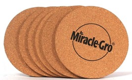 6 Count Miracle Gro 6 Inch Cork Saucer SMGCKS06LE - £21.52 GBP
