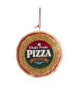 Kurt Adler Take n Bake Cheese Pizza Christmas Ornament - $300.87 MXN