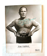 Stan Karolyi - Signed &amp; Dedicated Photo Very Rare – Signed &amp; Dedicated -... - £113.20 GBP