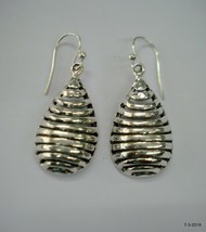 vintage earrings sterling silver earrings traditional silver jewelry earrings - £54.66 GBP